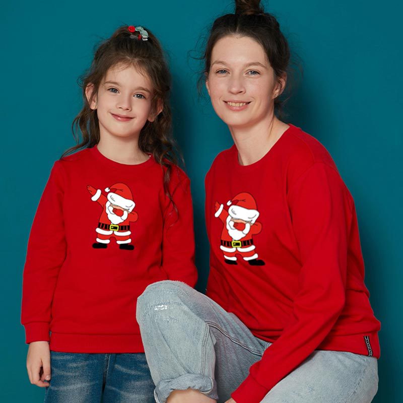 Sweet parent-child sweater Christmas casual top