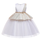 Children's Dress Girl Birthday Princess Dress Flower Girl Wedding Little Girl Host Piano Performance Dress