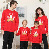 Christmas sweater cartoon elk family pack