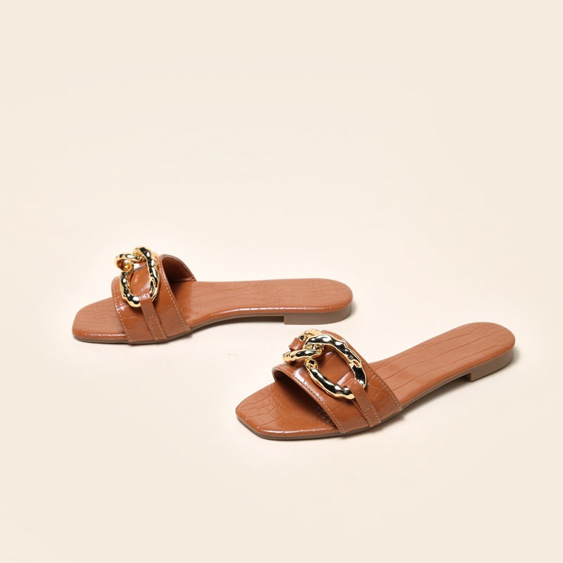 Women's snakeskin sandals