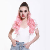 Curly ponytail wig women's fluffy long hair