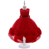 New Children's Dress Princess Dress Girl Flower Train Dress Piano Performance Pompous Dress