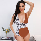 new sexy leopard-print one-piece swimming suit