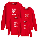 Family Matching fashion long sleeve sweater parent-child outfit