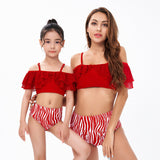 Swimsuit parent-child split high waist bikini new sexy mother and daughter swimsuit for Mom and Me
