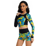 Sunscreen swimsuit surfing wetsuit printed swimsuit