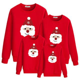Cartoon Santa Claus parent-child sweater