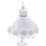 New Children's Dress Princess Dress Girl Flower Train Dress Piano Performance Pompous Dress