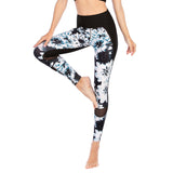 Exercise yoga clothes tight vest print yoga pants