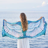 New printed beach towel ocean wings sexy goddess shawl