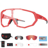 Outdoor rainproof anti mosquito Vari-color card goggles 3 pieces replaceable lens