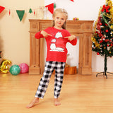 Family parent-child suit Christmas pajamas