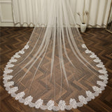 Bride wedding accessories long tail veil