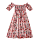 Strap dress chiffon parent-child dress for Mom and Me