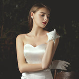 New Bridal wedding simple short gloves