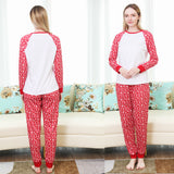 Printed pajama suit parent-child homewear clothes