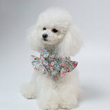 Dog T-shirt vest summer thin dog floral shirt Japanese and Korean cat clothes casual pet clothes