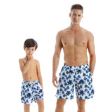 New parent-child swimsuit quick-drying beach pants for Dad and Me