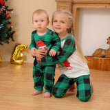 Christmas theme parent-child pajamas set