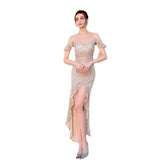 New Style Sequin Dress Party Fishtail Evening Dress
