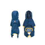 Pet raincoat summer dog clothes four foot full bag breathable pet clothes casual outdoor clothes