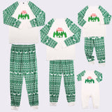 Printed homewear parent-child Christmas pajamas