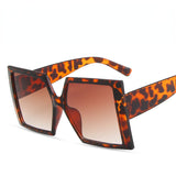 New women's sunglasses square sun-shade glasses