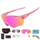 Cycling goggles outdoor sports glasses 3 pieces replaceable lens