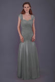 Trumpet-Mermaid Floor Length Tulle Bridesmaid Dress