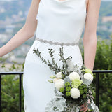 Bridal wedding accessories versatile simple belt
