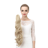 Curly ponytail wig women's fluffy long hair