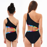 Bikini new sexy swimsuit women's one-piece parent-child swimwear for Mom and Me