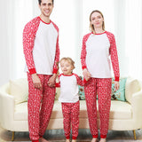 Printed pajama suit parent-child homewear clothes