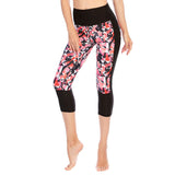 Yoga tight pants printed sports bra