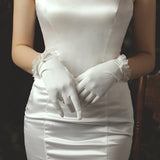 New Bridal wedding simple short gloves