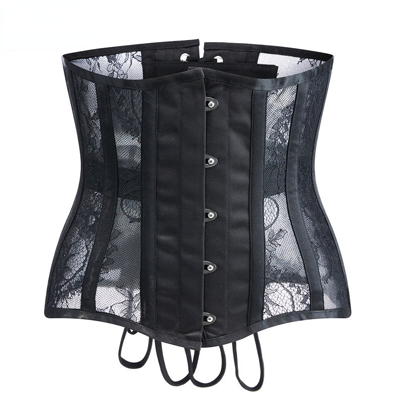 Mesh breathable corset abdominal-shaping body-shaping