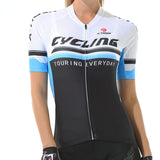 Team cycling clothing women short sleeve top