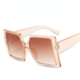 New women's sunglasses square sun-shade glasses