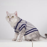 Baseball sweater casual pet vest cat Teddy faduki
