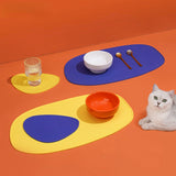 Pet mat waterproof cat bowl mat pet mat dog mat spill proof food grade silicone cat mat