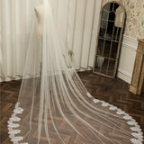 Bride wedding accessories long tail veil