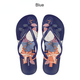 Women's printed slippers casual beach slippers