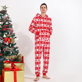 Christmas parent-child one-piece pajamas